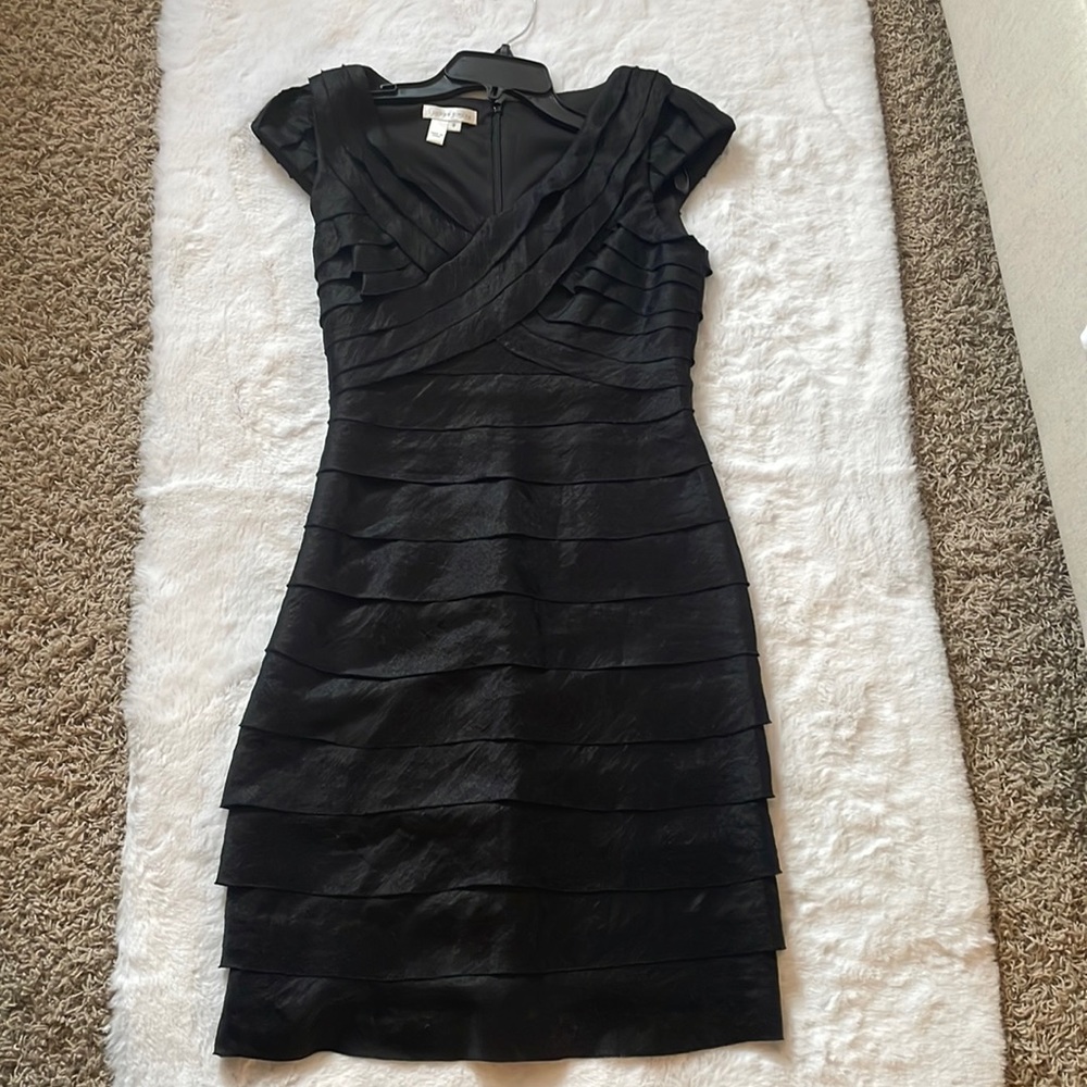 Black cocktail party dress